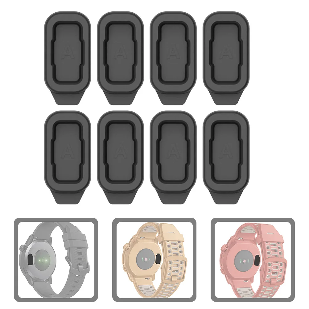 

8pcs Watch Port Plug Silicone Charging Port Plugs For Smartwatch 42Mm Dust Cap Compatible With Pace 2