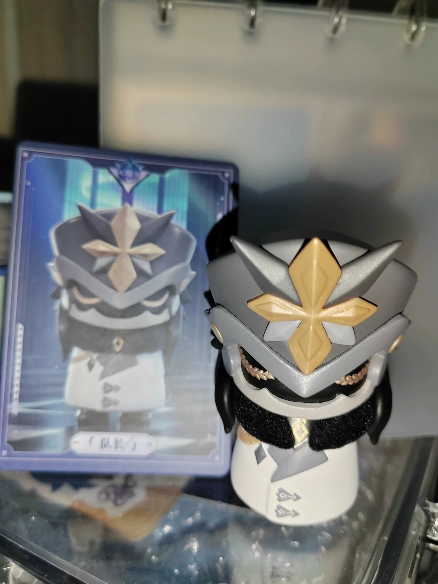 

2025 New Arrival In Stock Genshin Impact Fatui Capitano Blind Box Frost Flame Series Q-version PVC Figure Collection Cosplay