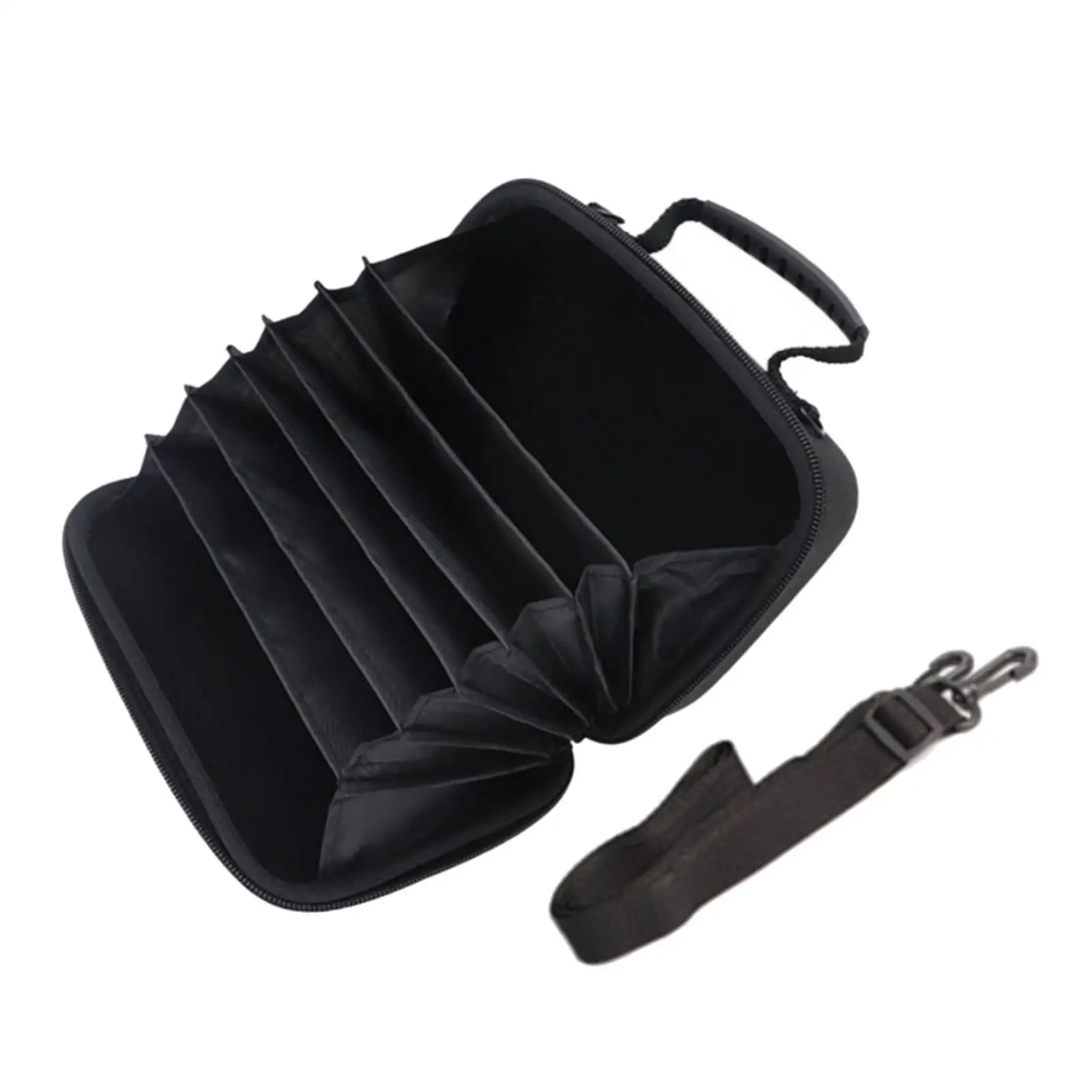 Trading Card Deck Storage Bag Holder Shockproof Portable Trading Card Case with Dividers for Car Shelf Trip Drawer Convention