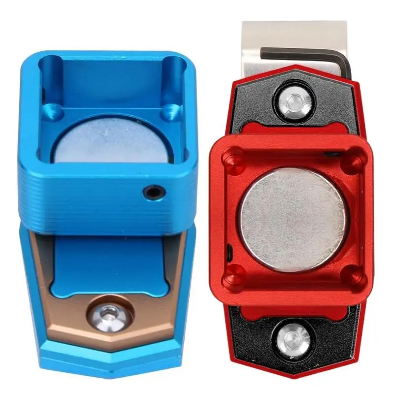 

Держатель для мела для бассейна, магнитный держатель для кия, портативный антикоррозийный кий, аксессуары для настольных видов спорта, мужчин, женщин, игроков, профессионалов