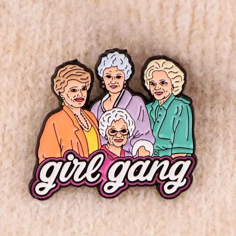 Golden Girls Emaljnål Filmkaraktärsnål Metall Kavajbroscher För Ryggsäck Kläder Hatt Badge Smycken Accessoarer Vänpresenter 8 best sales funko matilda - №4