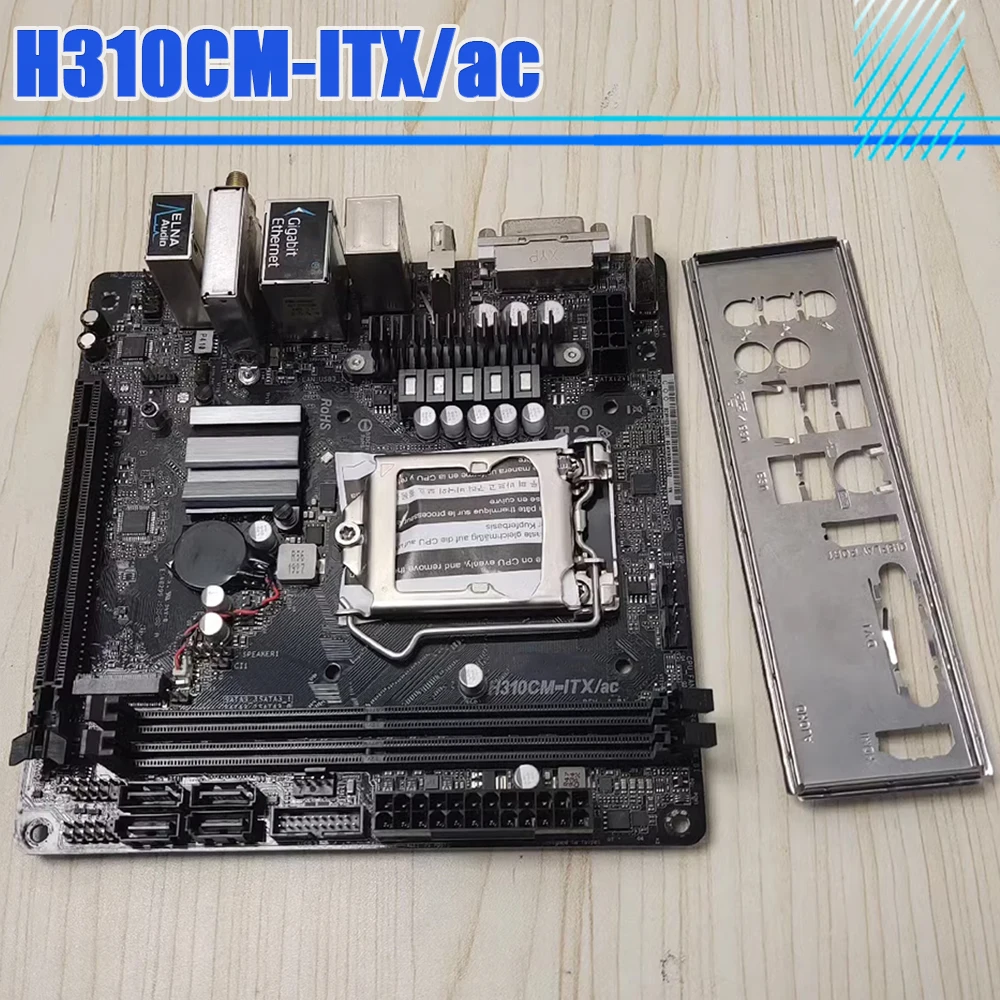 MINI ITX H310CM-ITX/ac H310 H310M DDR4 Motherboard LGA1151 i7/i5/i3 USB3.0 SATA3 For ASRock