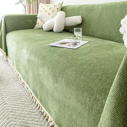 Chenille Sofa Towel for Living Room Non-slip Sofas Cover Couch Covers L Shaped Corner Sofa Mat Seat Pad Modern Home