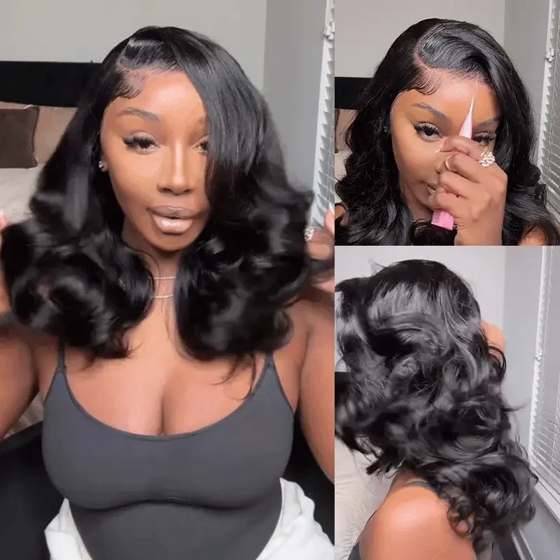 

Tinashe Layered Cut Loose Wave Glueless Wig C-Side Part 6×5 HD Lace Closure Wig Natural Hairline With Baby Hair Pre Plucked&Bleached 100% Human Hair Wigs 250 Density Lace Wig