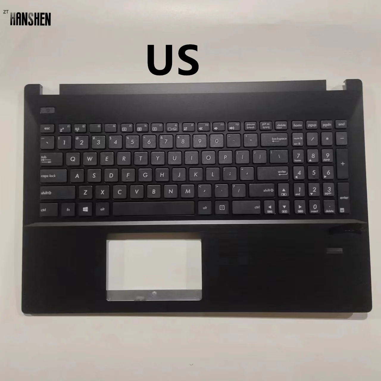 100%New US English For ASUS P2540 P2540UB P2540MB P2540FB laptop keyboard Palmrest Assembly No-backlight 90NX02D2-R31US0