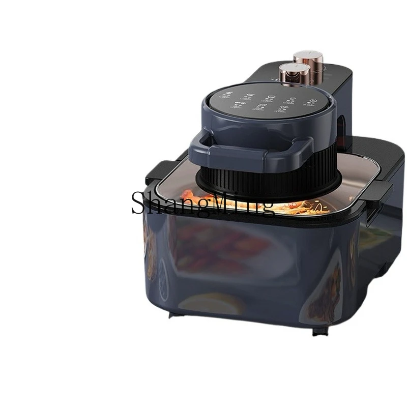 

ZYY Multifunctional Household 8L Large Capacity Integrated Electric Oven Visual Electric Fryer