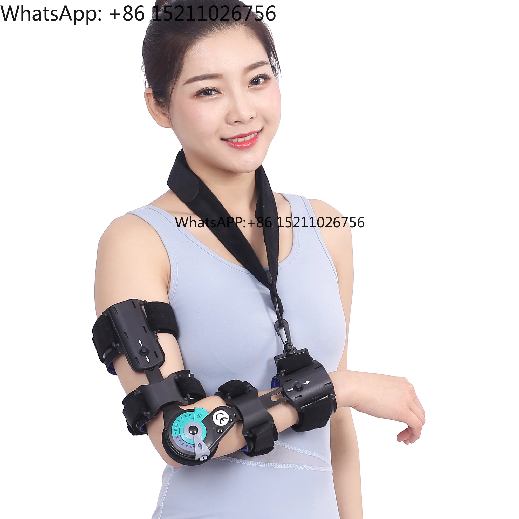 Postoperative Protective Gear Elbow Joint Fixation Brace with Humeral Fracture Strap