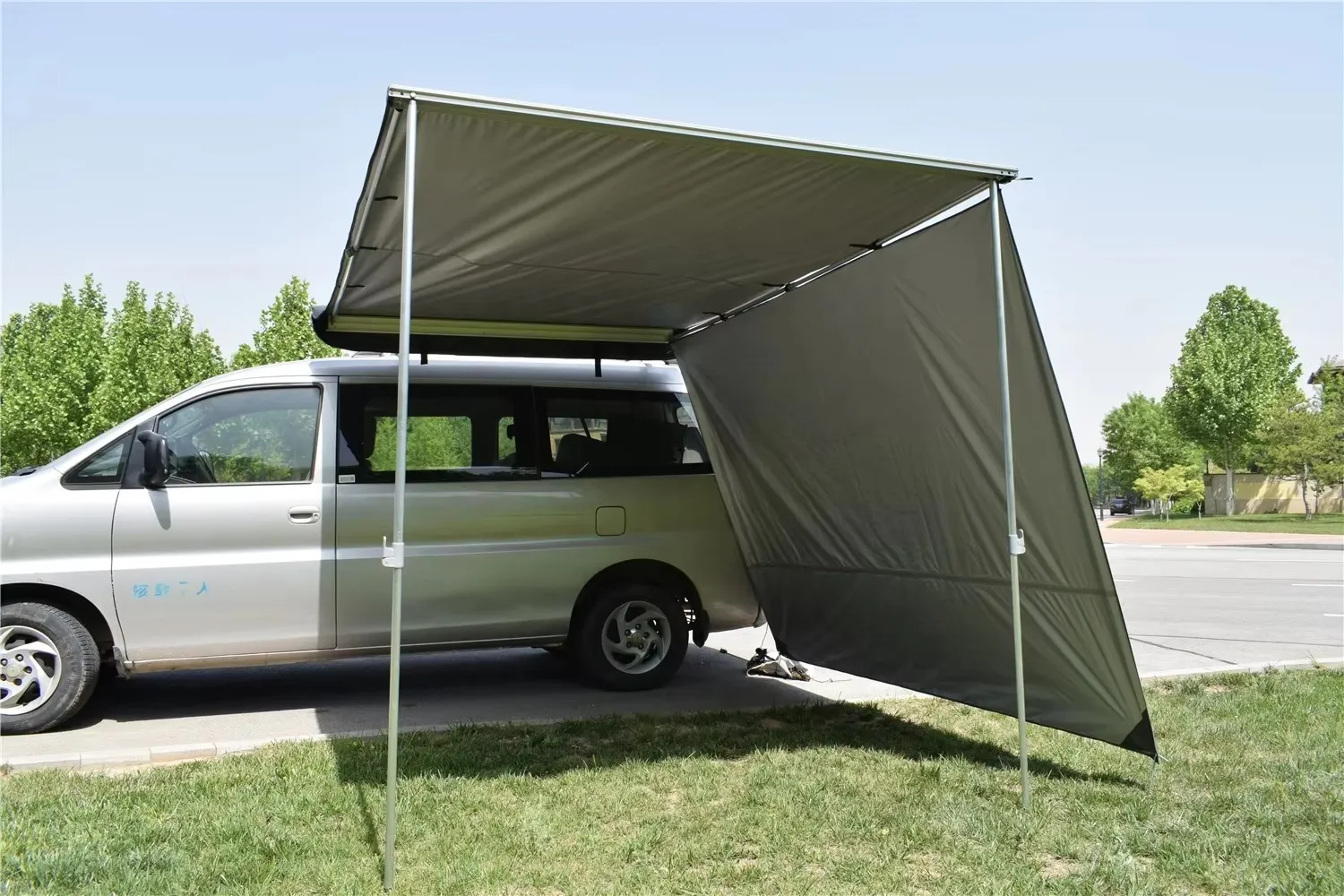 4x4 الطرق الوعرة Overland معدات التخييم في الهواء الطلق سيارة الجانب المأوى خيمة المظلة #4