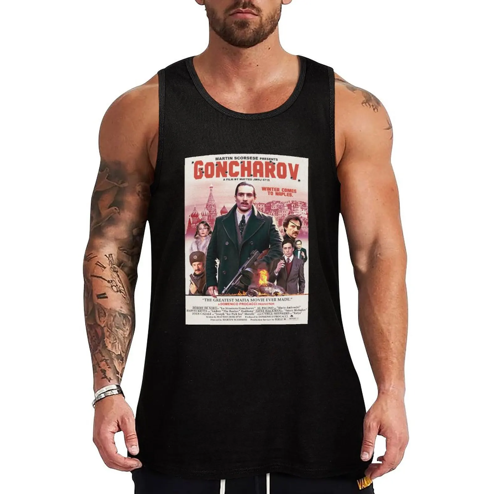 

Goncharov Movie Poster Tank Top Men's t-shirt sleeveless gym shirts male Top summer