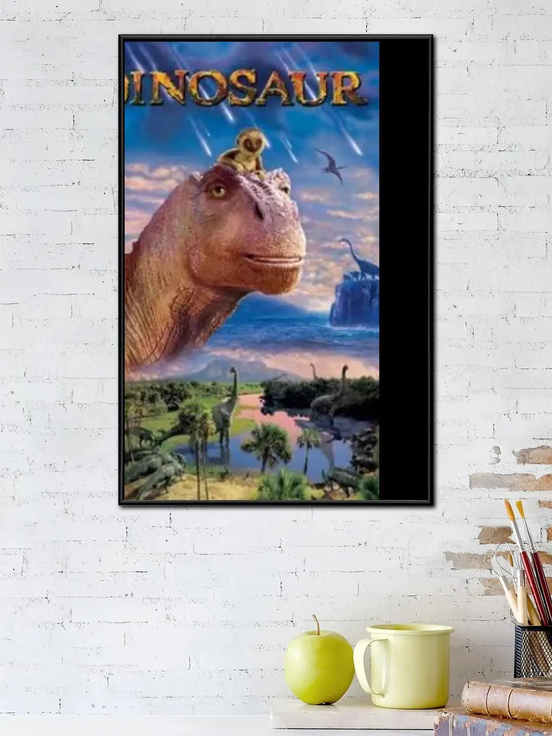 organismo dei dinosauri Poster su tela e arte da parete, stampa di immagini, arredamento moderno per la camera da letto della famiglia, poster