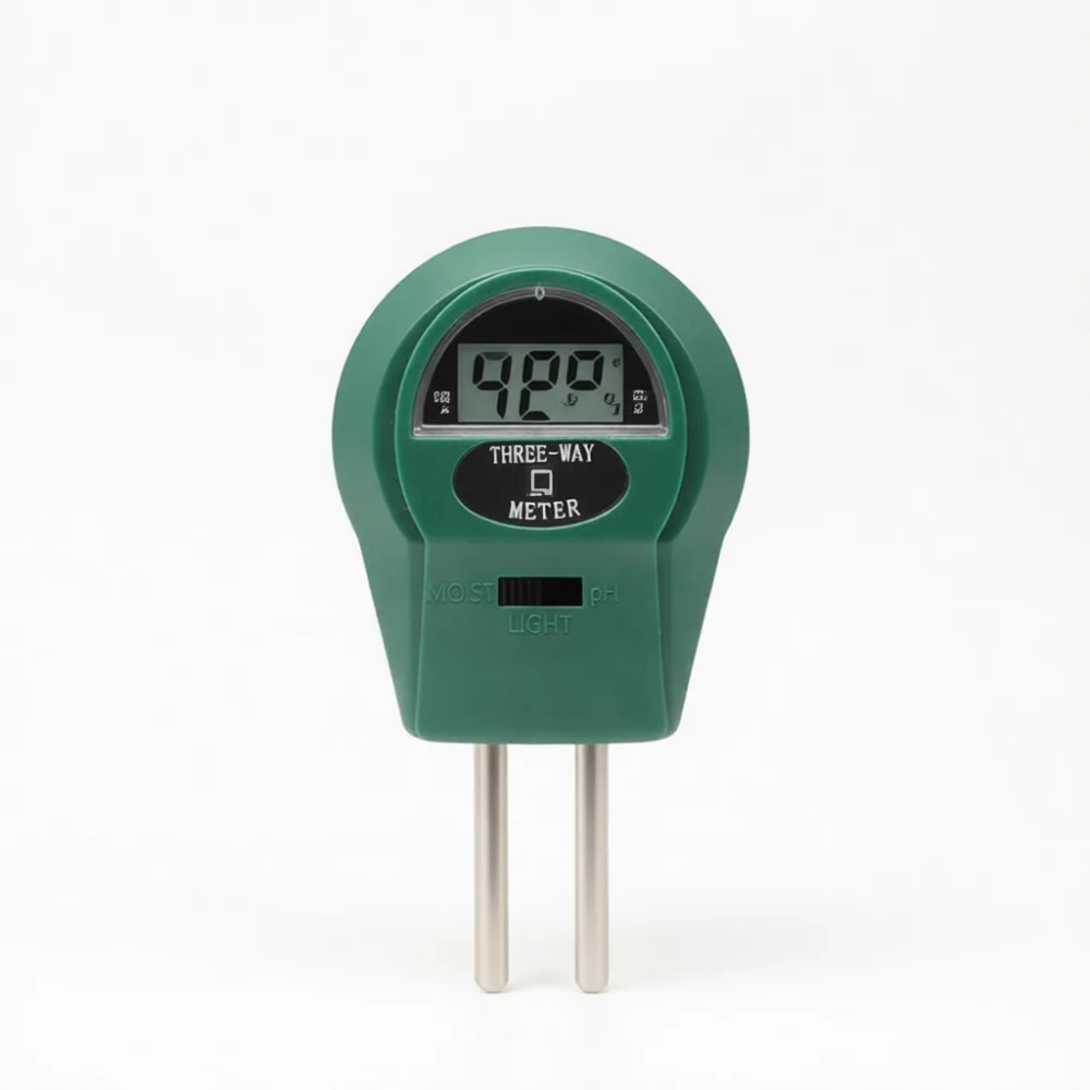 Gardening Soil Test Kit 3 In 1 Moisture Ph Meter Light Sensor Portable Probe For Home Vegetable Flower Garden Care