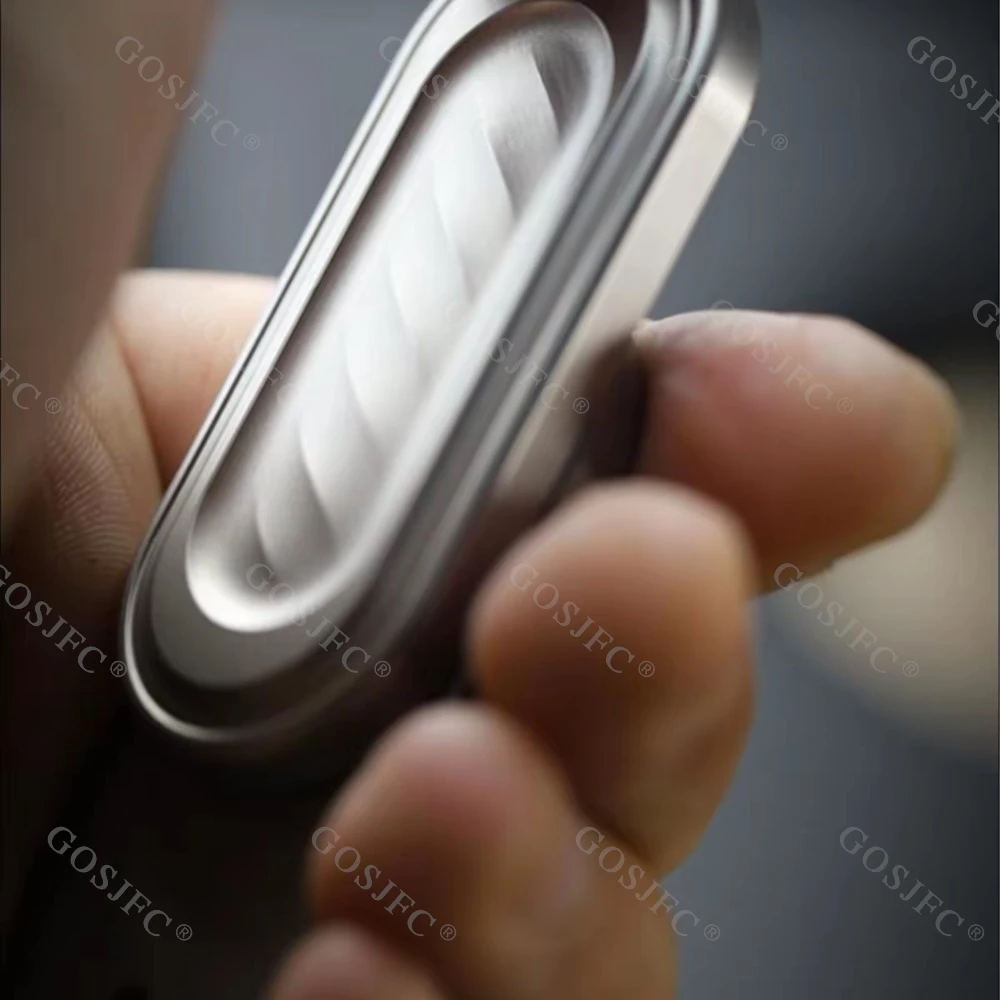 GAO STUDIO Richcions Vento Forte Aço Inoxidável Fidget Slider Brinquedo de Alívio do Estresse Brinquedos Adultos Push Slider Design Original