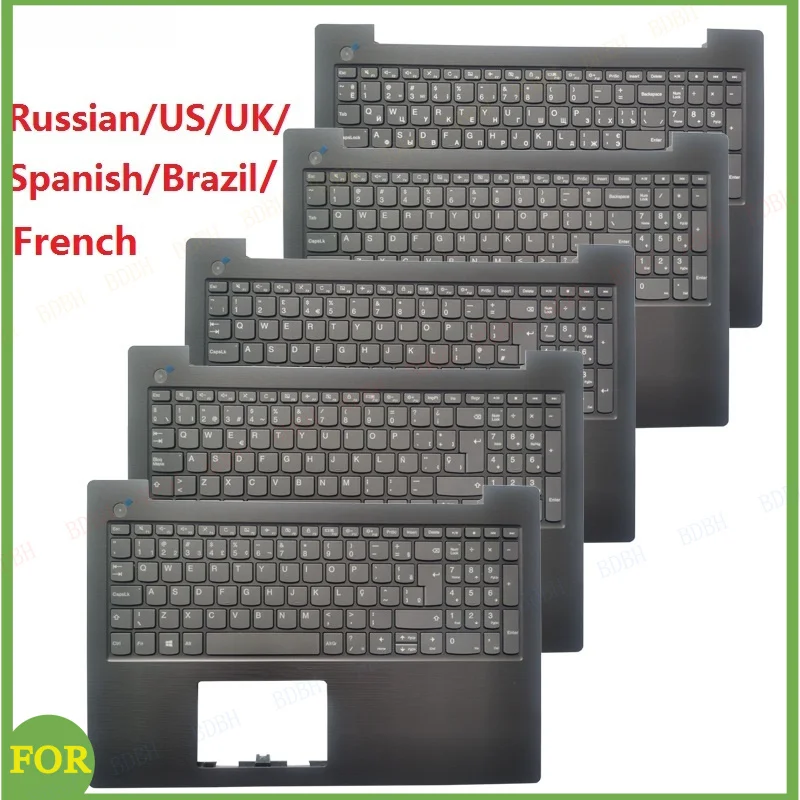 NEW for LENOVO V130-15 V130-15IGM V130-15IKB Russian/US/UK/French/Spanish/Brazil/Italian Laptop Keyboard palmrest upper