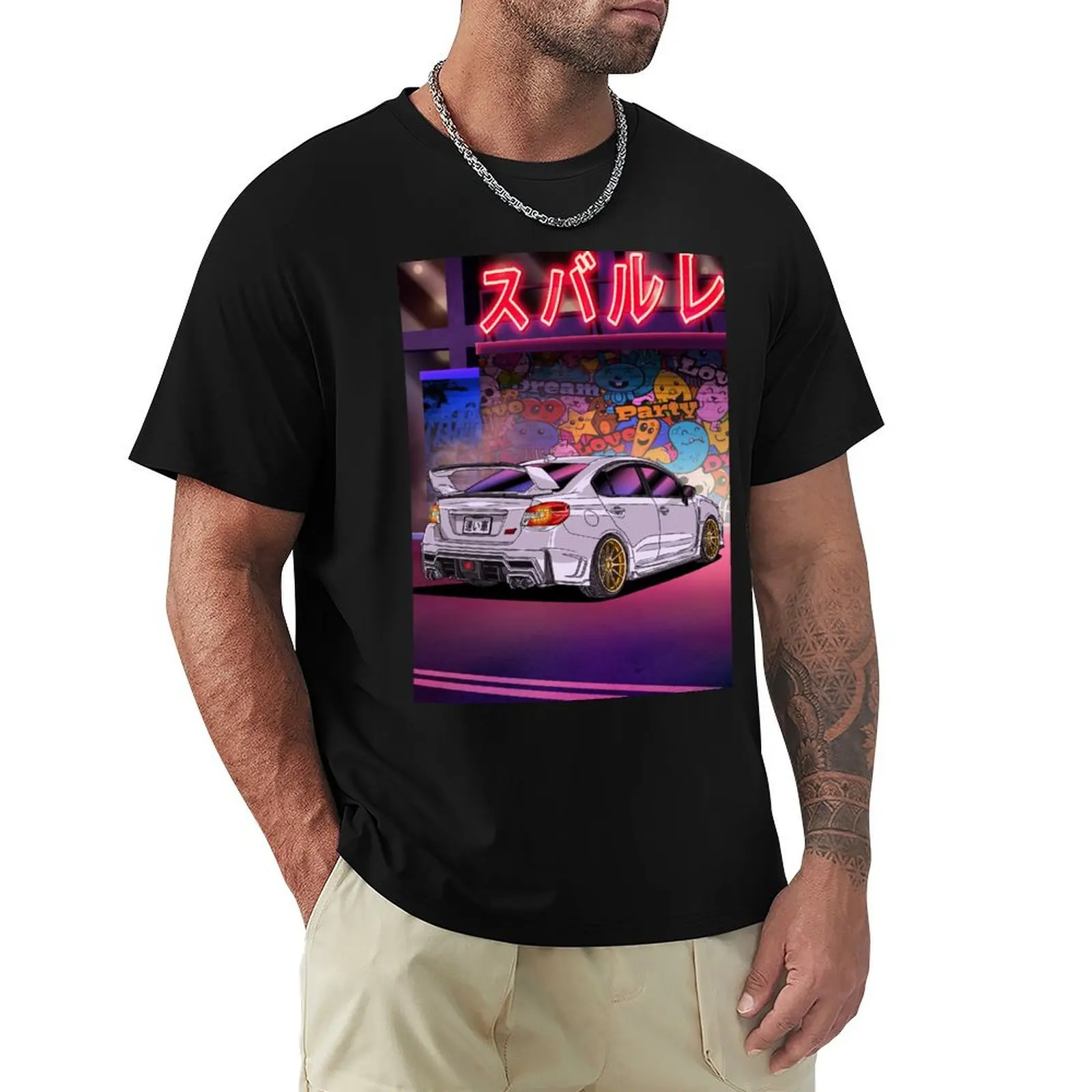 

Subie Drift King Neon Night T-Shirt shirts graphic tees basketball graphic tees Funny t-shirts summer top Short sleeve tee men