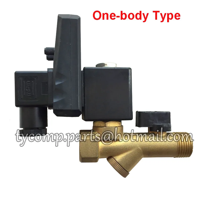 88290010-023 Replacement Air Compressor Auto Drain Valve with Timer G1/2