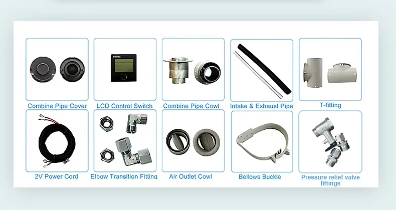 6E CR11 6KW 12V Motorhome Campervan Combi lpg Air Caravan Gas Water Heater Similar to Truma