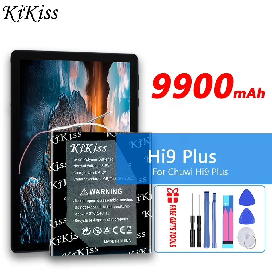 9900mAh KiKiss Battery Hi9 Plus For Chuwi Hi9Plus 3-wire Batteries