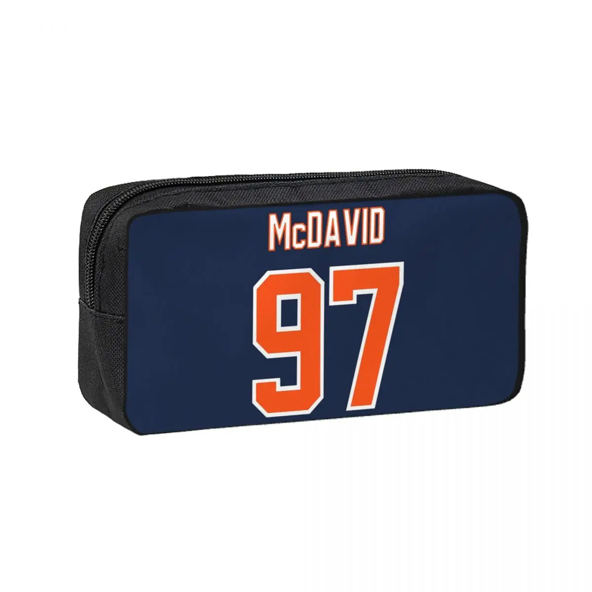Connor McDavid 97 For Edmonton Oilers Fans Pencil Cases for Student School Pen Box Pencil Bag Pencil Pouch Storage Stationery