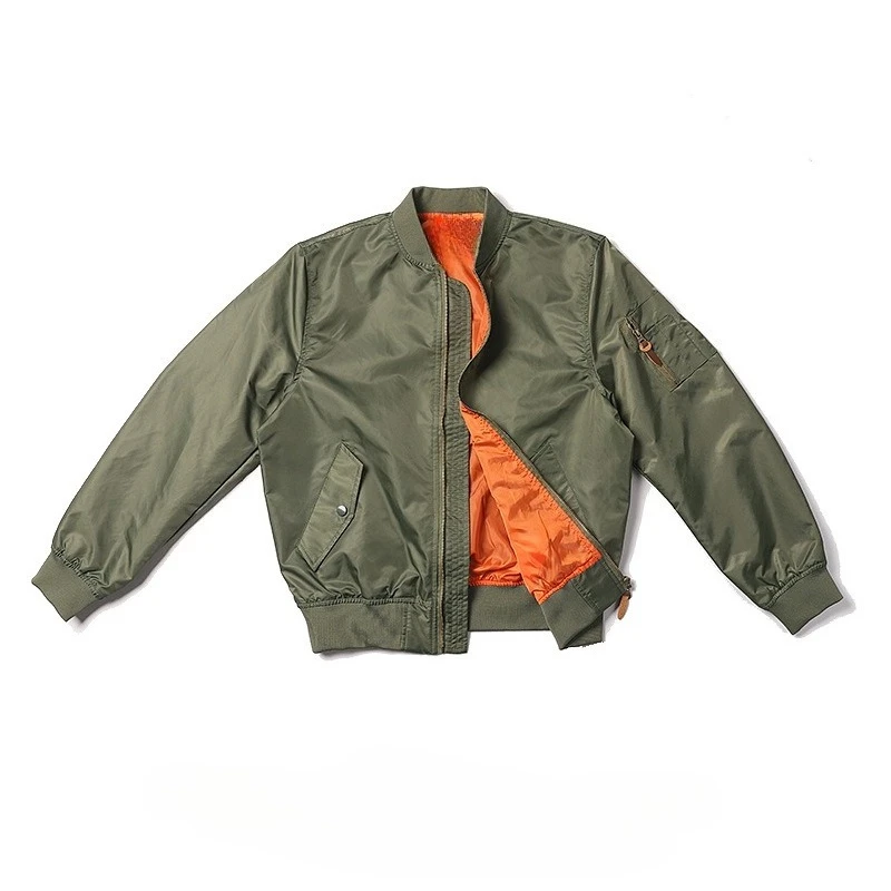 

American Spring and Autumn Thin Pilot Jackets, Men's Loose Couple Nylon Baseball Jackets, Fashionable and Individual Mens Jacket