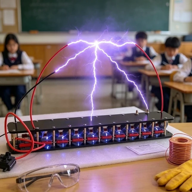 Finished DIY Kit Artificial Lightning Pulse High Voltage Arc Generator