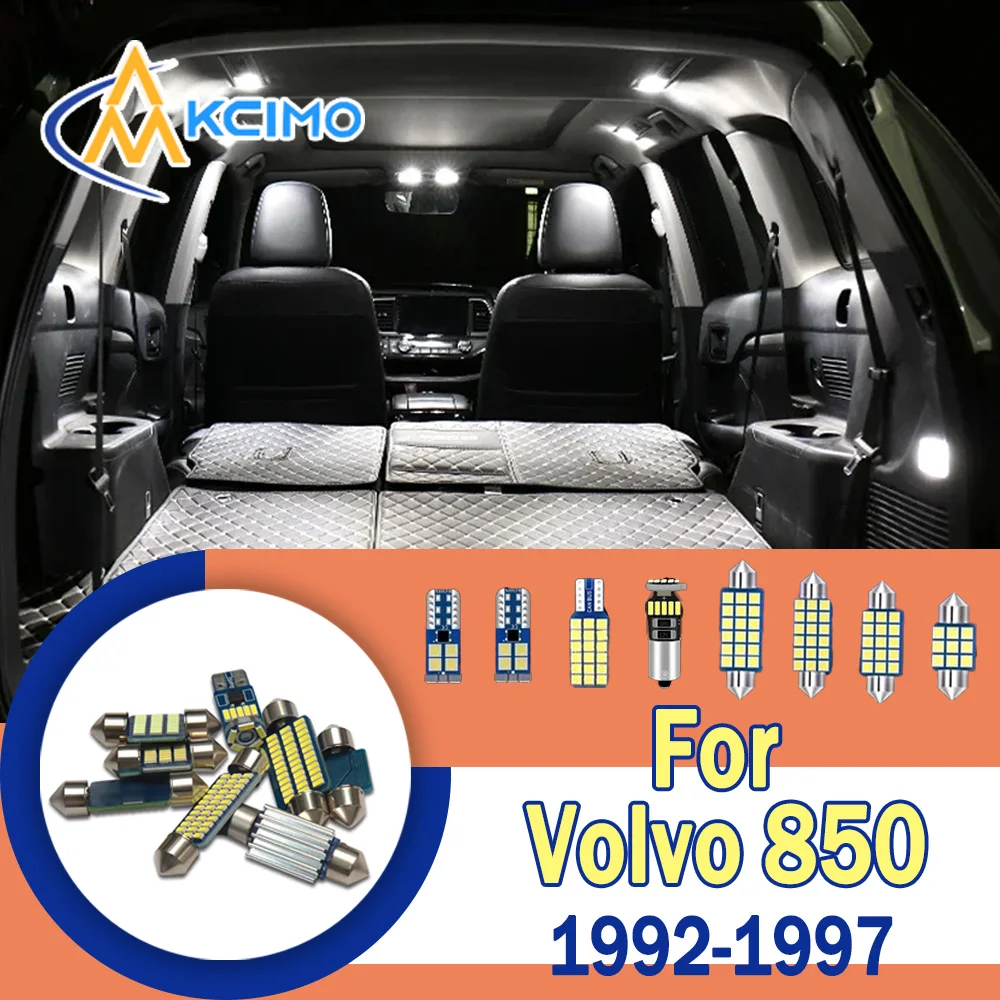 

Super Bright CANBUS Error-Free LED Interior Light Kit For Volvo 850 1992-1997 Easy Install Flicker-Free Auto Bulbs Set