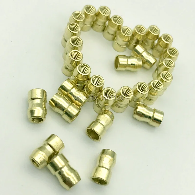 10 20 100 500 PCS/LOT High Quality Terminal Nut Spark Plug Screw Cap Copper