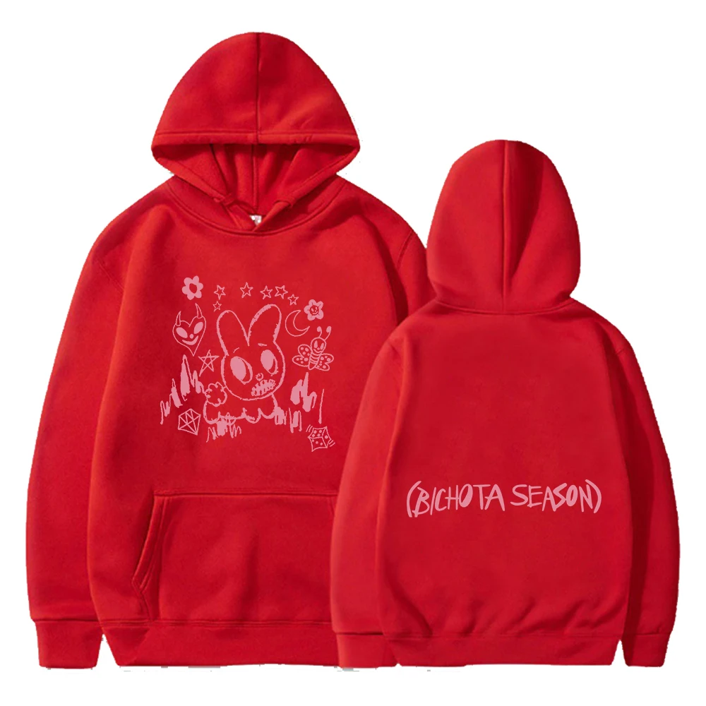 Karol G Bichota Season Bunny Hoodie Manana Sear Bonito Tour Hoodies Long Sleeve Men Women Sweatshirt Manana Bonito Clothes