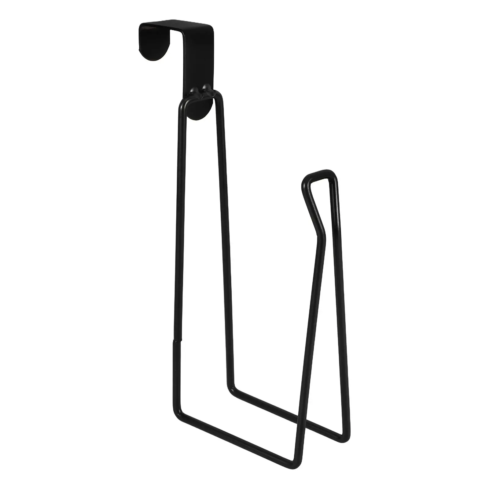 

Iron Wall Mounted Toilet Paper Holder for Bathroom Modern Space Saving Tissue Roll Holder Over Tank Decorative Heavy Duty Metal