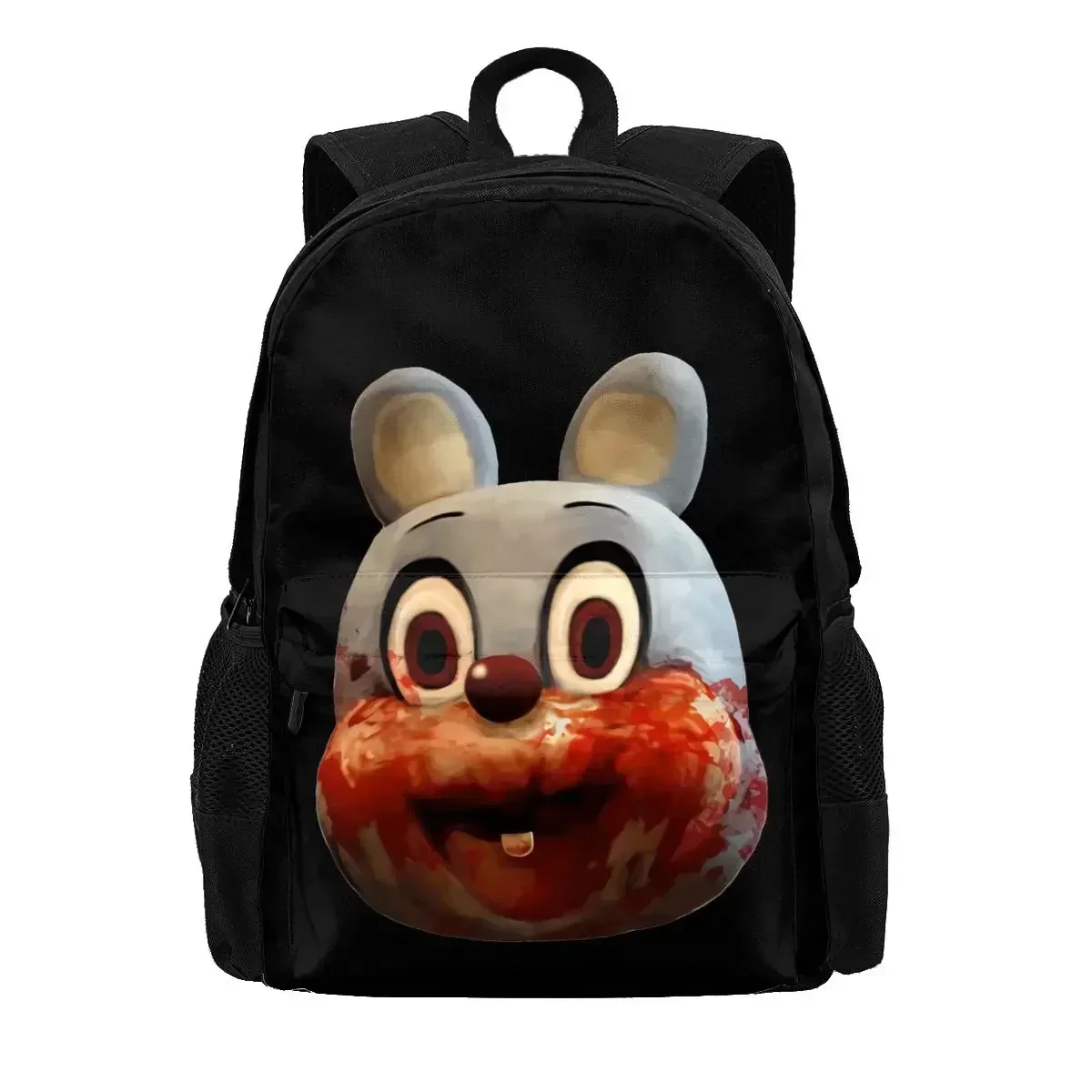 Silent Hill Promo Video Game Robbie The Rabbit Large Capacity Backpack Newest Schoolbag Personalised School Sport Bag