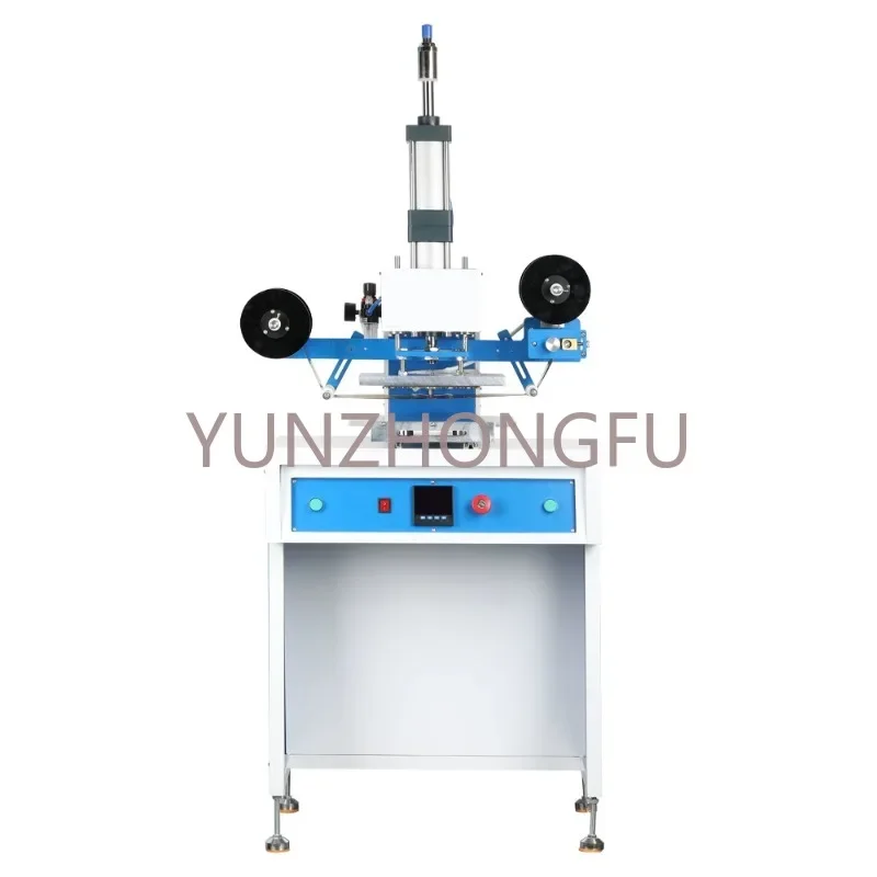 Pneumatic Gilding Press Table Desktop Large Area Thermoprinting Machine Logo Branding 20 * 30cm Large Hot Plate Hot Press