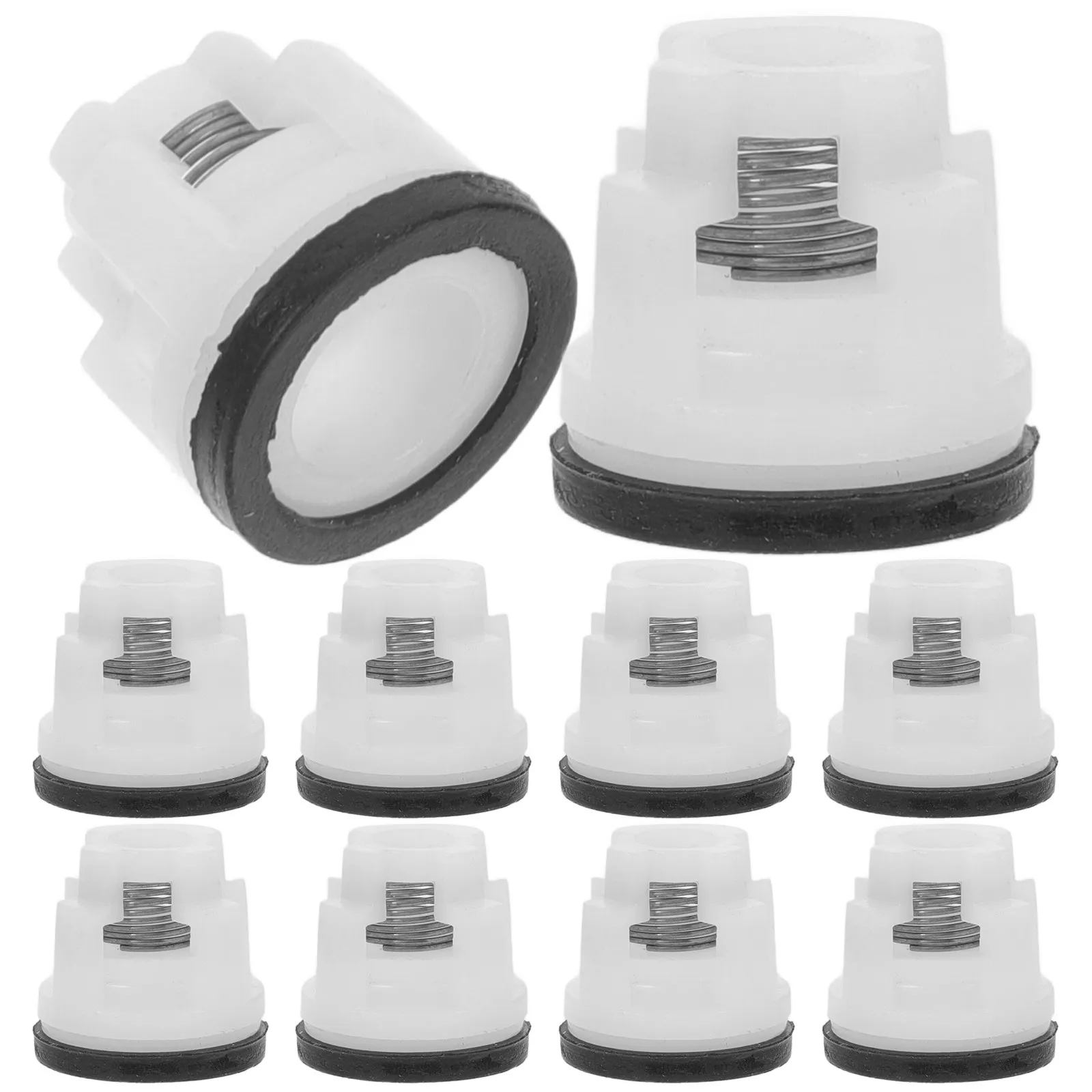 10Pcs Car Washer Valve 15Mm Small Valve Seat with Check Function for Pressure Washer Pump Replacement High Pressure Cleaning