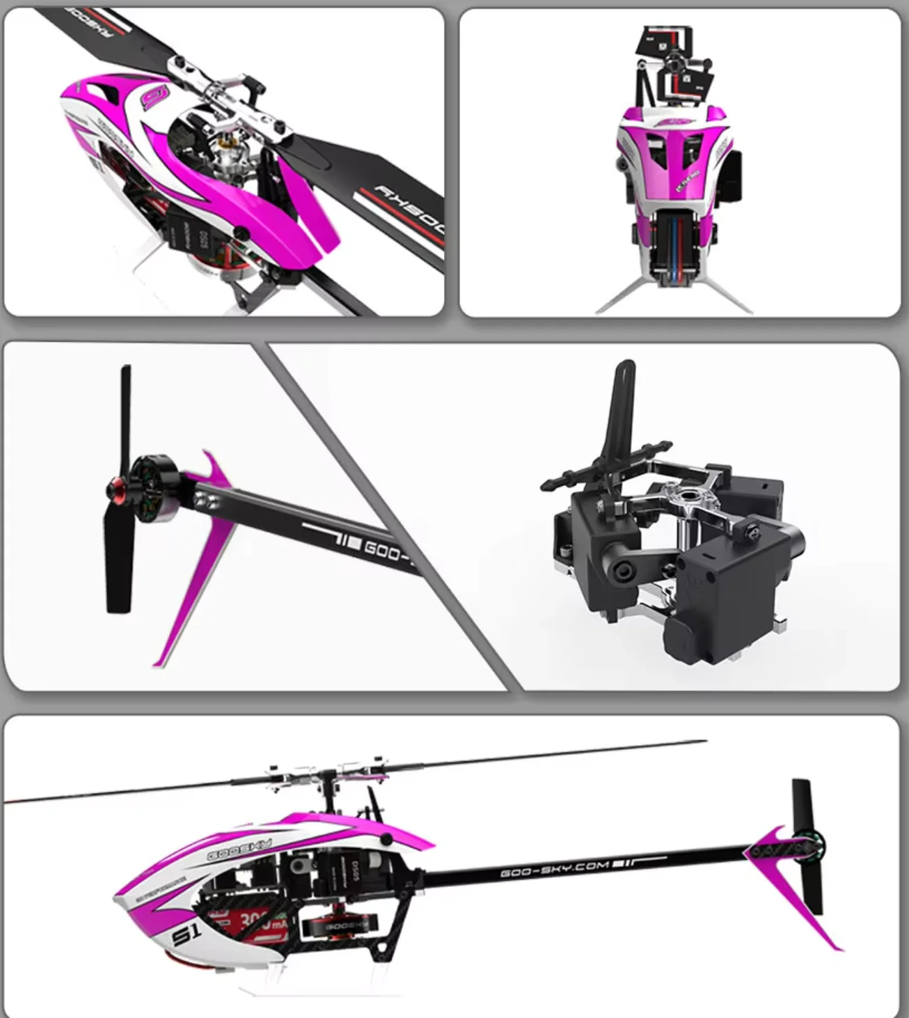 Orginal Goosky S1 Heli Bnf/ RTF Rc Helicopter Toy Gift With Different Part