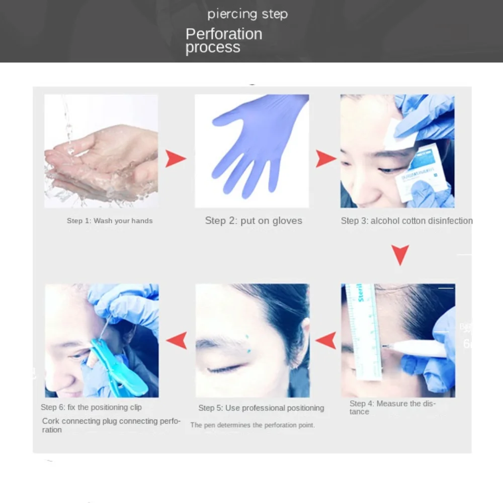 Transparent Piercing Retainer Hypoallergenic Clear Acrylic Tongue Stud Screw Flexible Nose Ring Lip Ear Nose Tongue