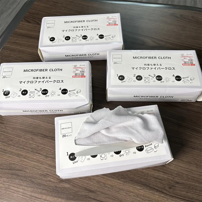 

Коробка из 20 штук! Микрофибровые салфетки для дома мягкие и нежные, а тряпки для уборки дома впитывают воду и удаляют загрязнения.