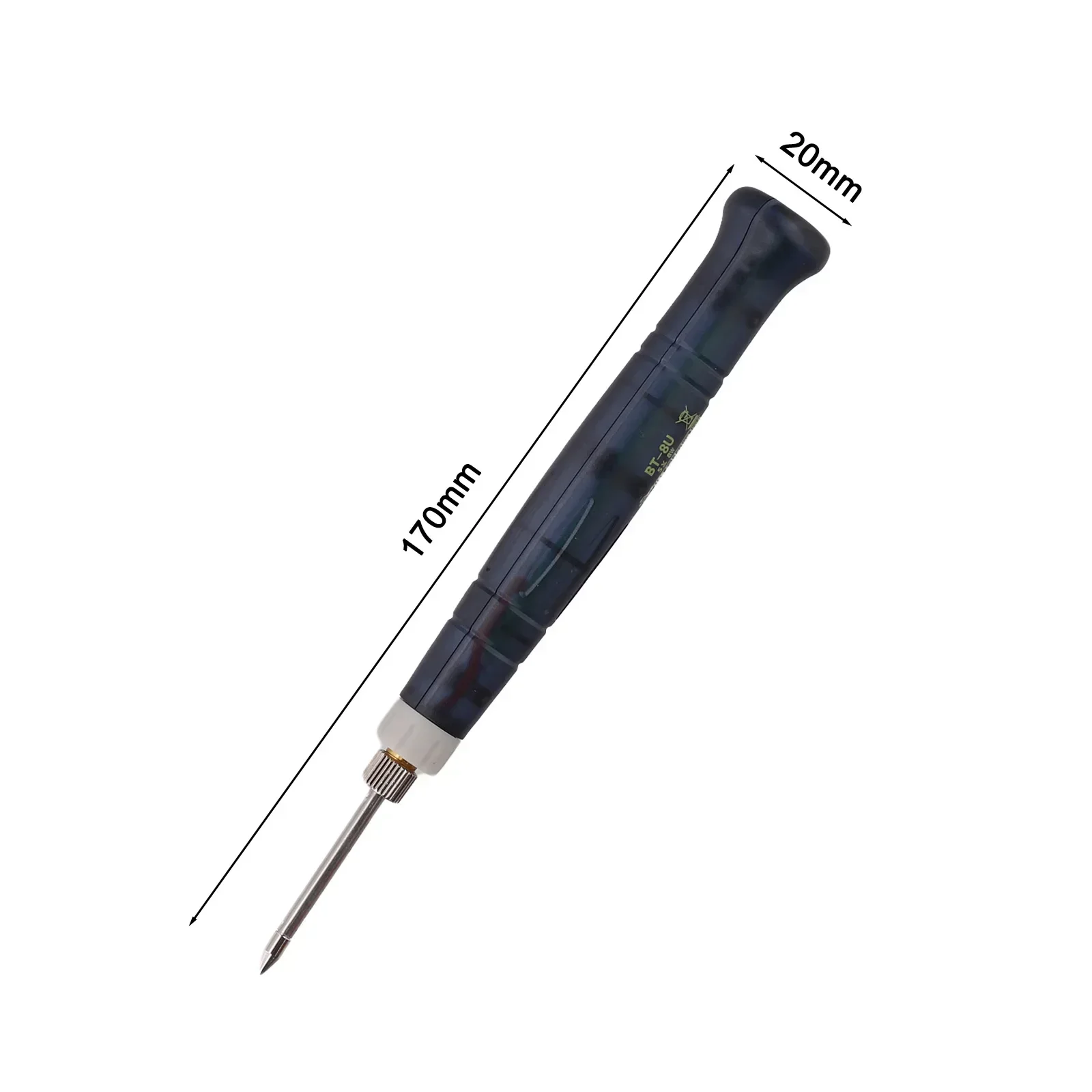 Portable 5V 8W USB Powered Electric Soldering Iron with Fast Heating Push Button Switch for Electronics Repair and Assembly Work