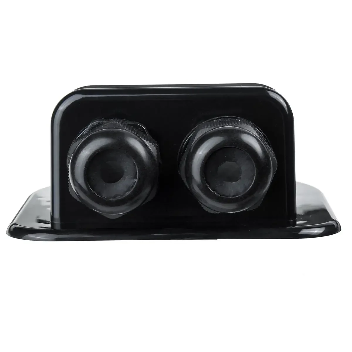 Waterproof Solar Panel Double Hole Wire Cable Gland Entry Box Curved Cable Connector For RV Caravan Motorhome Boat