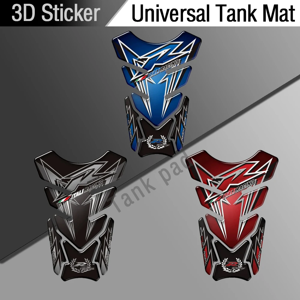 

Для Aprilia Honda Kawasaki Suzuki Yamaha Triumph мотоцикл 3D полимерная накладка на топливный бак комплект защитных наклеек