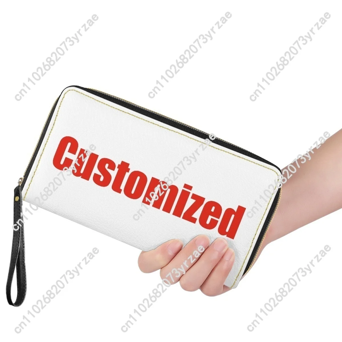 Fullmetal Alchemist Wallet Mens Womens Teenagers Long Zipper Wallet Double Print Commuter Personalized Photo Customizde Purses