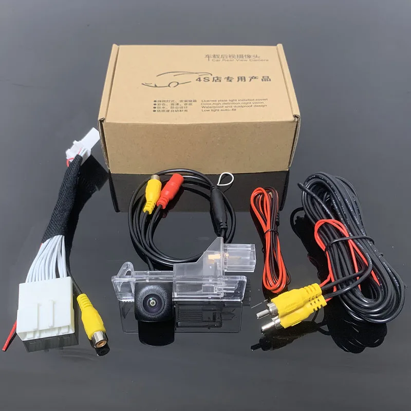 Câmera de visão traseira do carro para renault captur 2013 ~ 2022 oem tela original compatível com câmera de estacionamento c24 pino cabo adaptador de vídeo