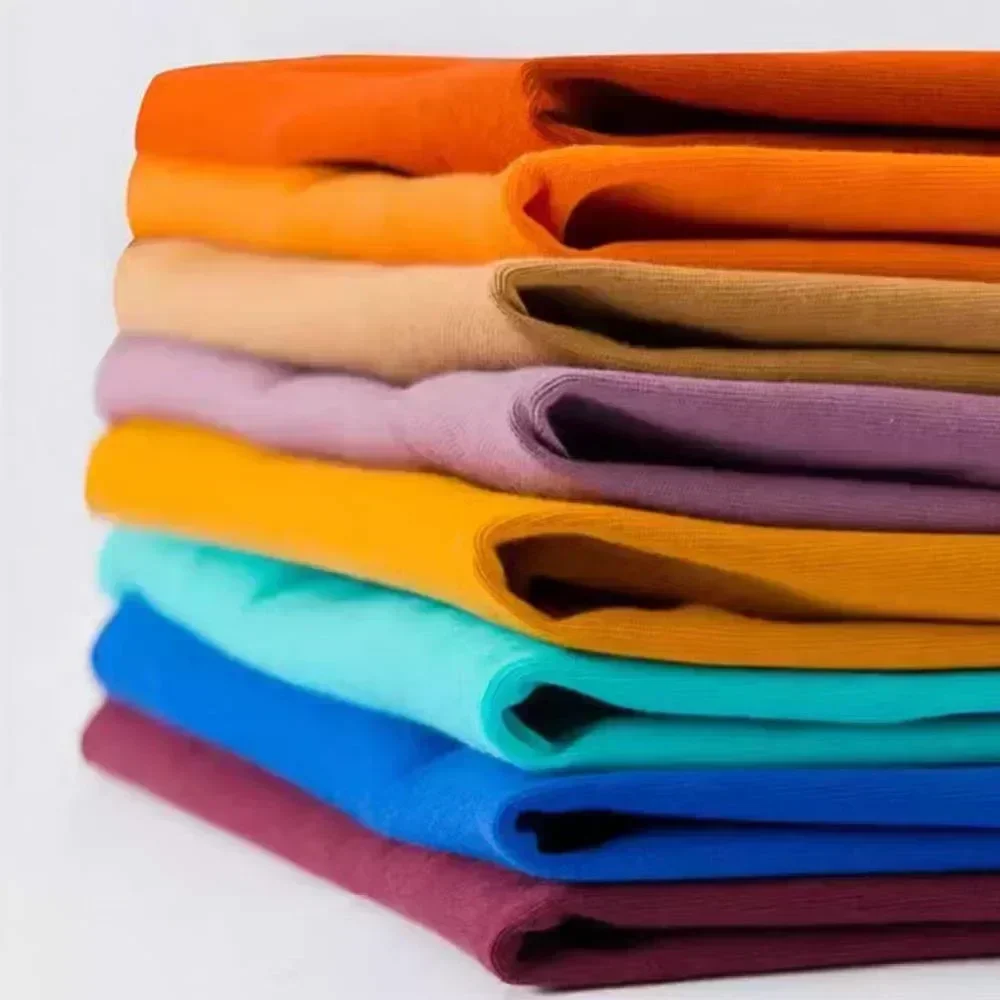 Serie simple e informal, mangas cortas básicas de algodón puro multicolor con estampado pesado