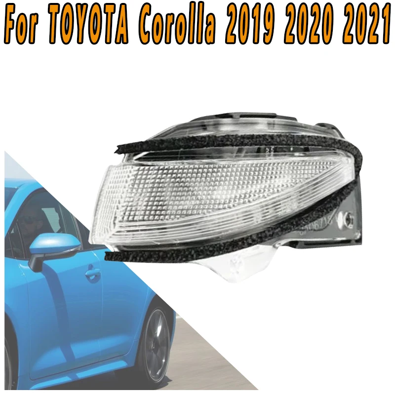 

For Toyota Corolla 2019 2020 2021 Car Rearview Mirror Turn Signal Reverse Mirror Turn Mirror Light Turn Signal Light Accessories