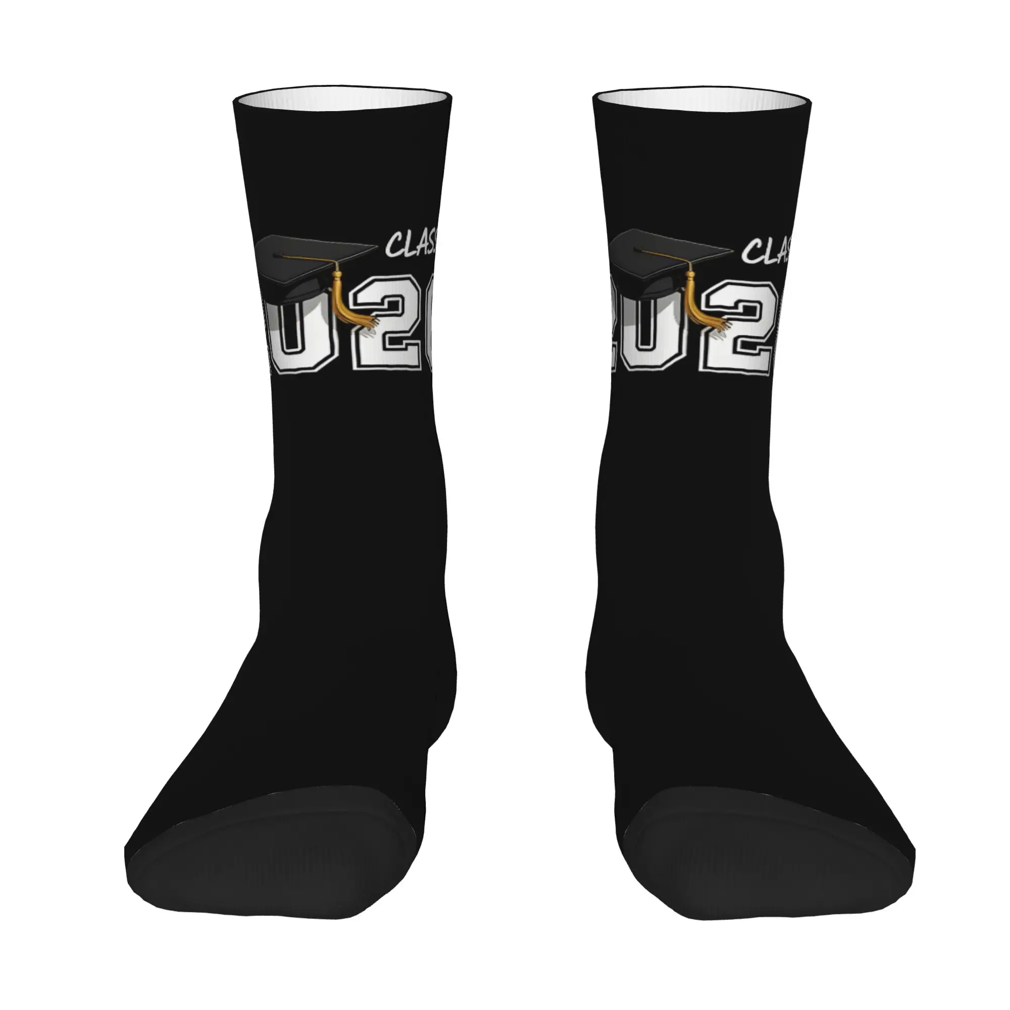 Funny Sock Graduation in 2026 Graduation Senior 2026 Hip Hop Quality Pattern Printed Men Crew Socks Casual Men's Socks