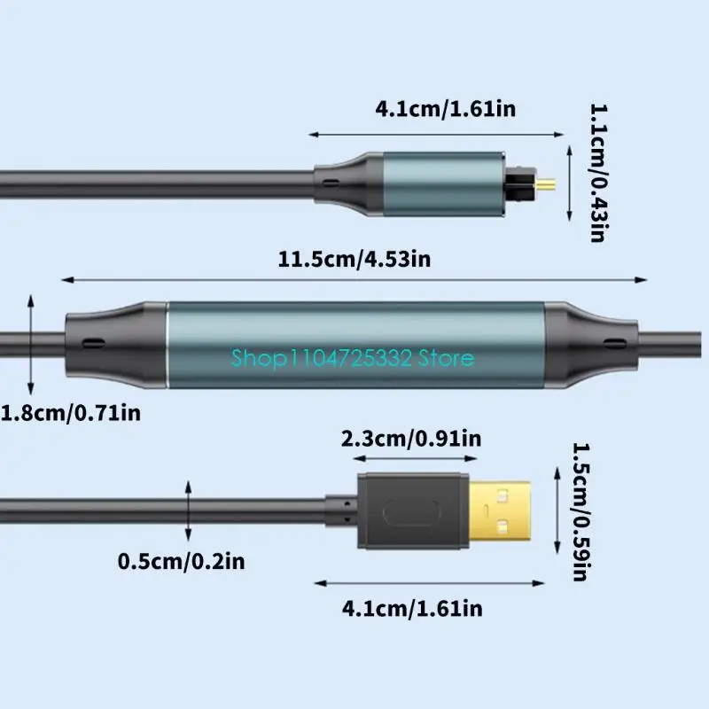 P5EA 24BIT USB الألياف الرقمية الكابل التناظرية بصوت التناظرية SPDIF محول الصوت الرقمي