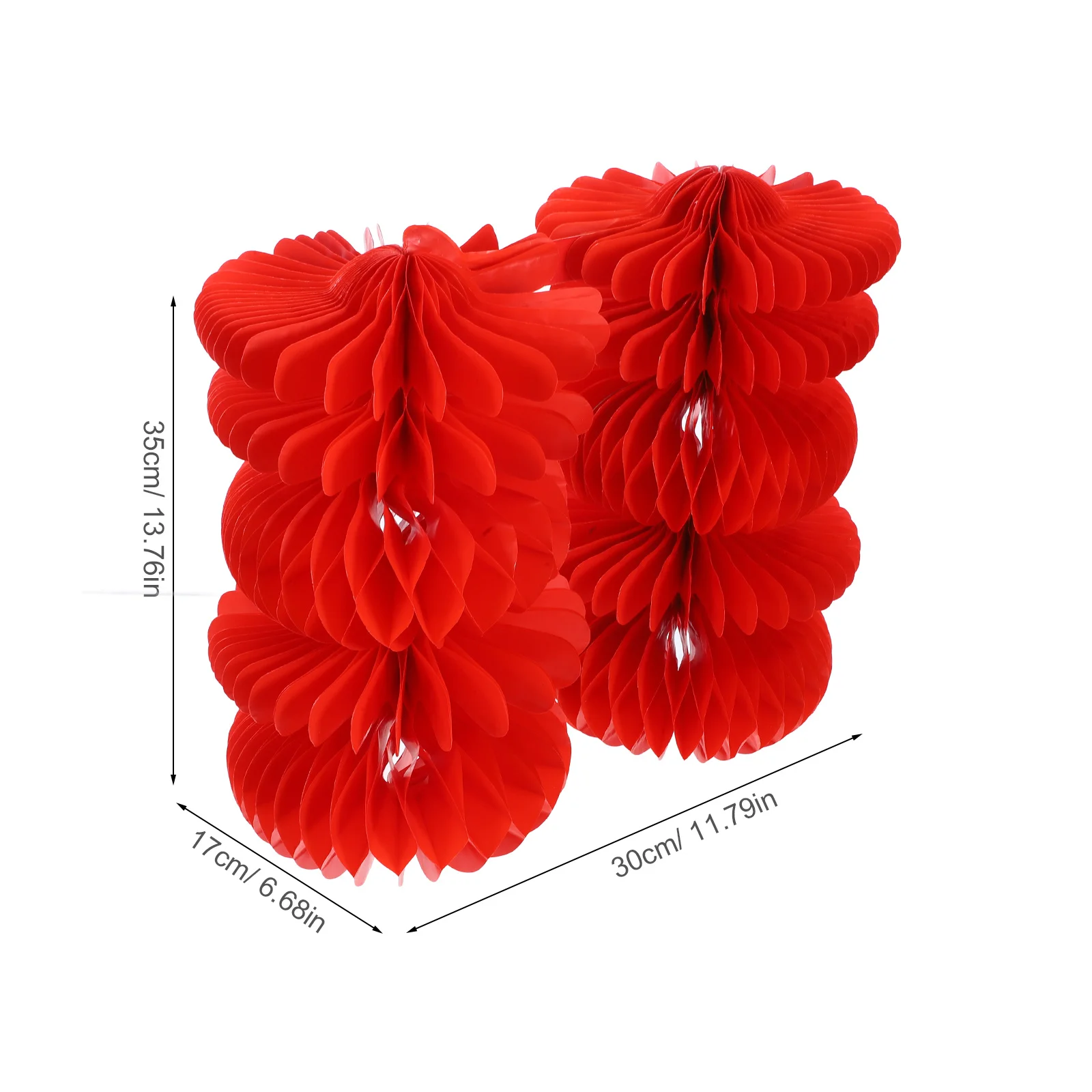 Красный китайский сотовый центральный элемент, элегантное украшение для свадебной вечеринки, бумажный шар, гостиная, спальня, праздничный декор