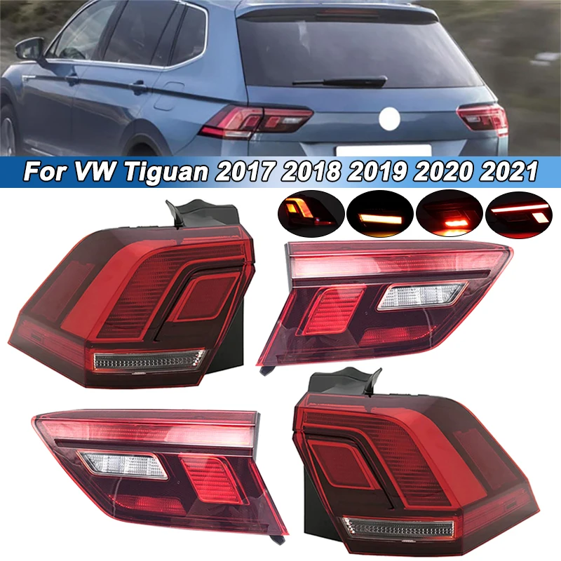 

For VW Tiguan 2017 2018 2019 2020 2021 Car LED Tail Light Signal Light Warning Brake Lamp Taillight Assembly 5NA945094 5NA945096