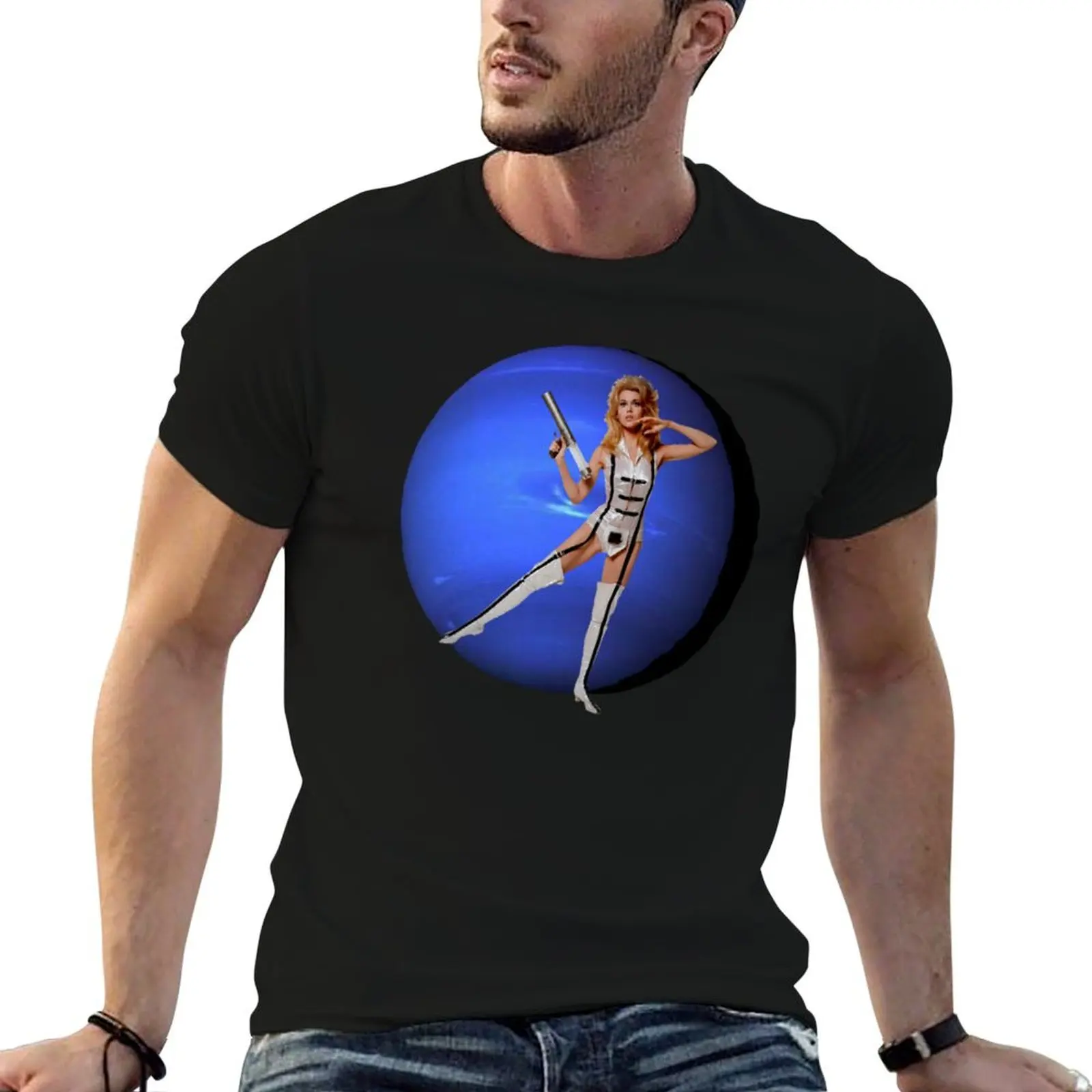 Barbarella protects Neptune T-Shirt Ultra Soft Breathable Tee Top