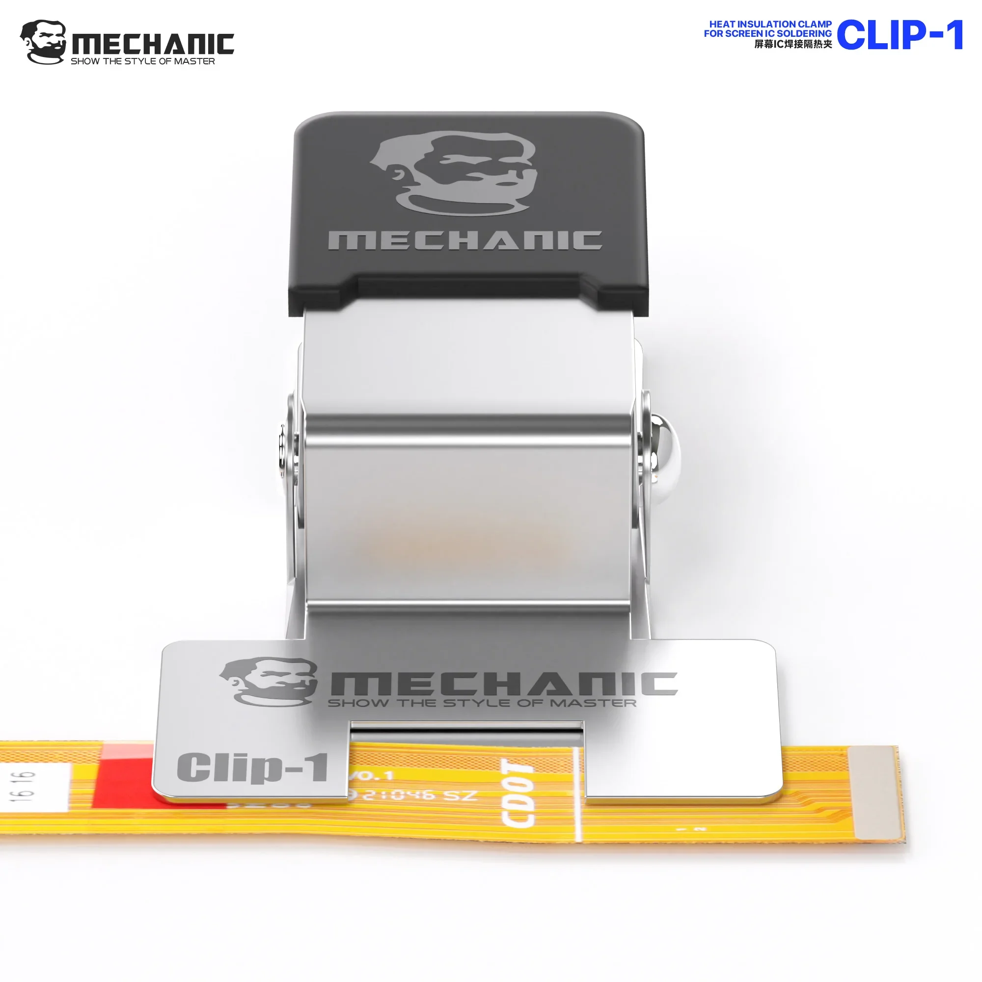 MECHANIC Clip-1 Secure Clamp Ribbon Cables-Prevents Shifting And Cold Joints During Mobile Phone Screen IC Repairs Tool