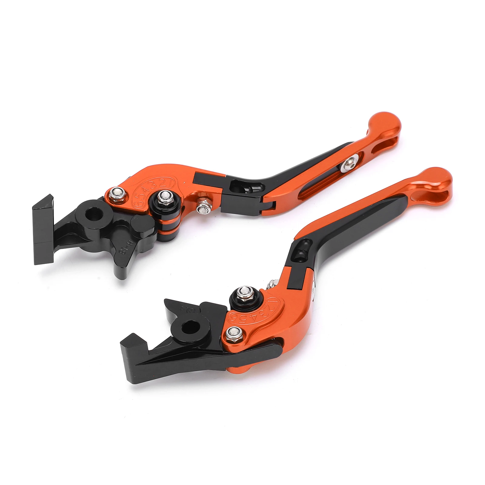 

2pcs Motorcycle Brake Clutch Levers Adjustable CNC Aluminium Alloy Replacement for FORZA 250/300/350 2018‑2021Orange