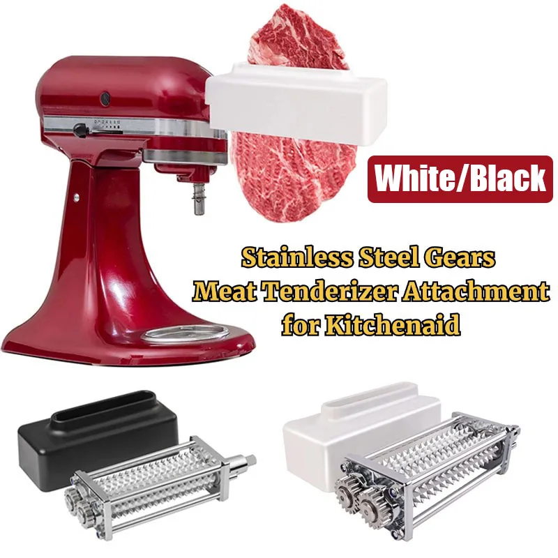 

Meat Tenderizer for Kitchenaid Meat Grinder Attachment with Stainless Steel Gear Tenderize Meat for KitchenAid Mixer Accessories