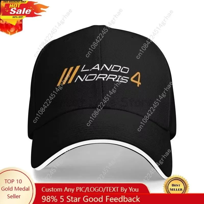 

Lando Norris 4 Baseball Caps Unisex Daily Casual Sandwich Hat Summer Sports Sun Protector Bucket Hats Snapback Cap Dad Hat
